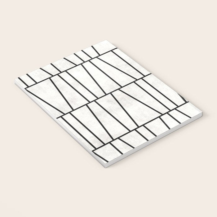 Mid-Century Modern Pattern No.6 - White Notebook Gallery Image 3