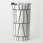 Mid-Century Modern Pattern No.6 - White Travel Mug Gallery Image 3