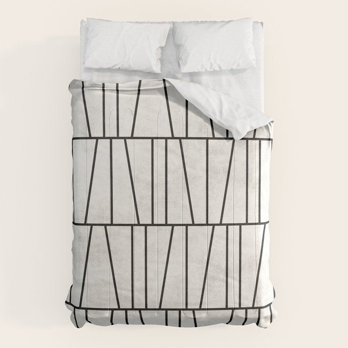 Mid-Century Modern Pattern No.6 - White Comforter Gallery Image 6