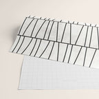 Mid-Century Modern Pattern No.6 - White Wrapping Paper Gallery Image 2