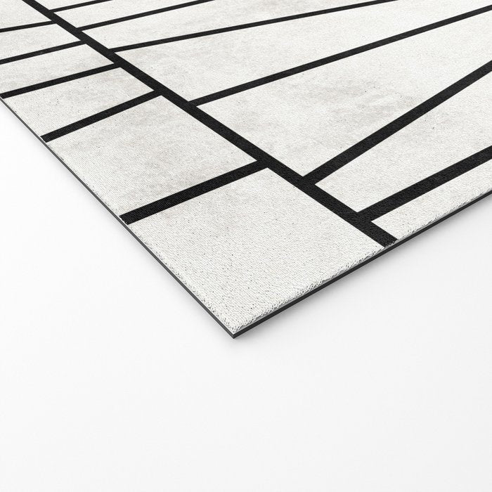 Mid-Century Modern Pattern No.6 - White Welcome Mat Gallery Image 2