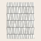 Mid-Century Modern Pattern No.6 - White Poster Gallery Image 4