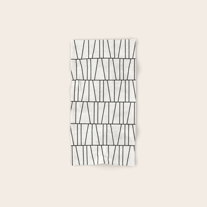 Mid-Century Modern Pattern No.6 - White Towels Gallery Image 1