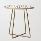 Mid-Century Modern Pattern No.6 - White Side Table Gallery Image 1