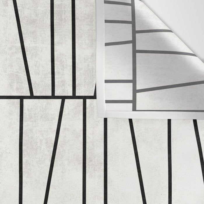 Mid-Century Modern Pattern No.6 - White Wall Tapestry Gallery Image 3