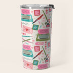 Vintage Mid-Century Stationery Travel Mug Gallery Image 2