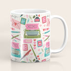 Vintage Mid-Century Stationery Coffee Mug Gallery Image 1
