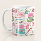 Vintage Mid-Century Stationery Coffee Mug Gallery Image 3