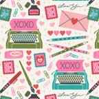 Vintage Mid-Century Stationery Coffee Mug Gallery Image 2