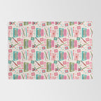 Vintage Mid-Century Stationery Rug Gallery Image 2