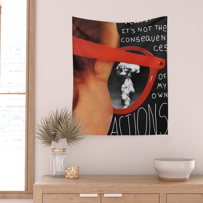 Well, well, well, if it's not the consequences of my own actions Wall Tapestry Gallery Image 2