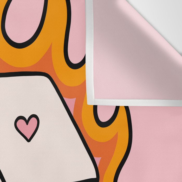 Flame Dice Wall Tapestry Gallery Image 3