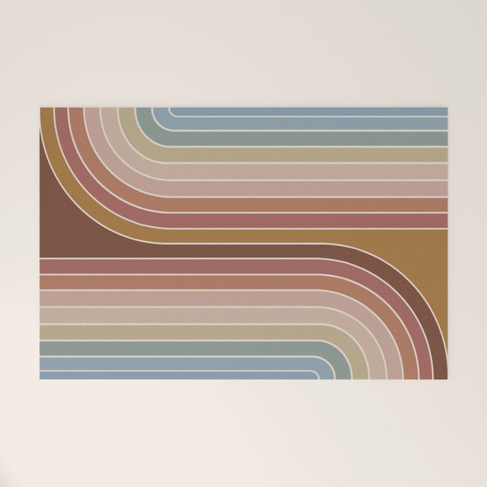 Gradient Curvature IX Welcome Mat Gallery Image 1
