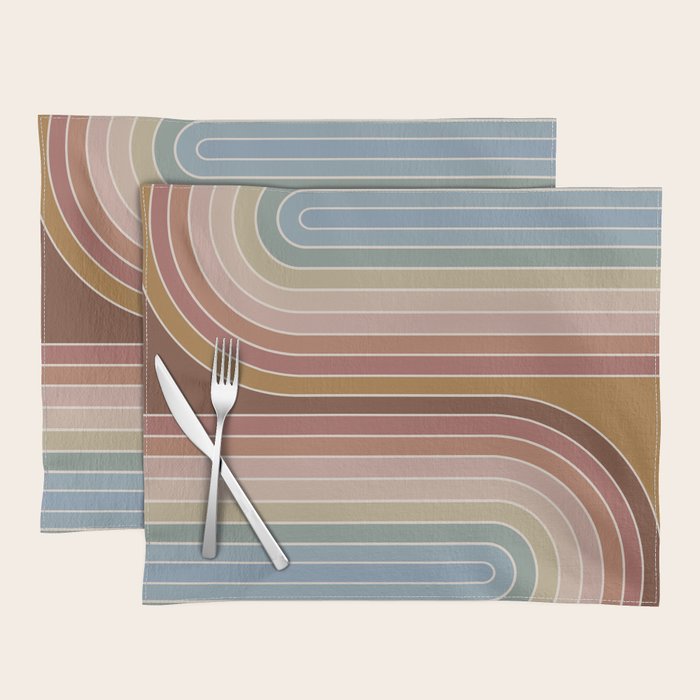 Gradient Curvature IX Placemat Gallery Image 1