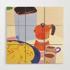 Coffee and buns Wood Wall Art Gallery Image 1