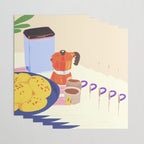 Coffee and buns Wrapping Paper Gallery Image 3