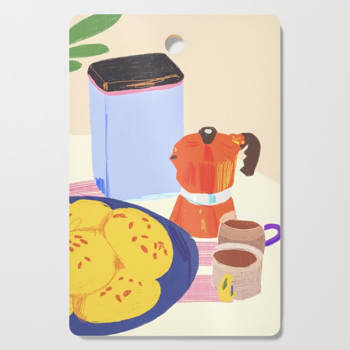 Coffee and buns Cutting Board Gallery Image 1