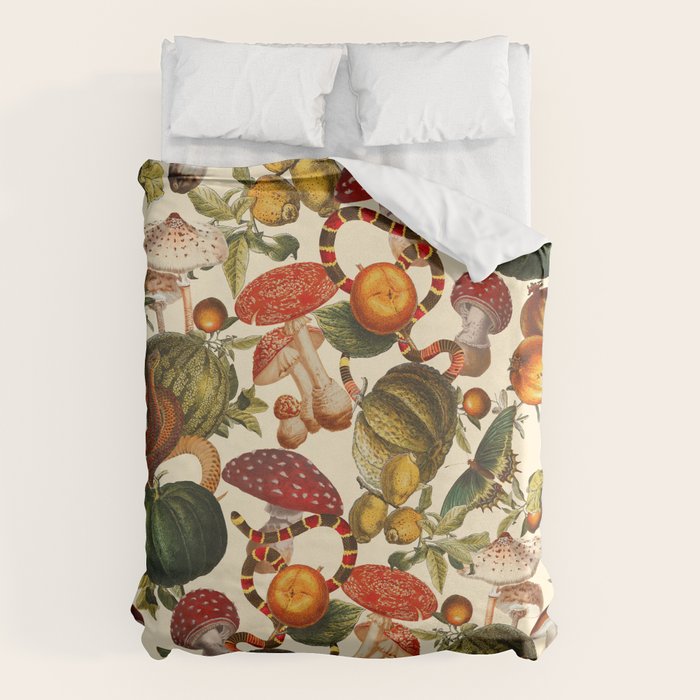 Mysterious Mushroom Forest  Duvet Cover Gallery Image 1