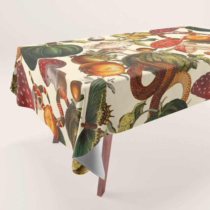Mysterious Mushroom Forest  Tablecloth Gallery Image 1