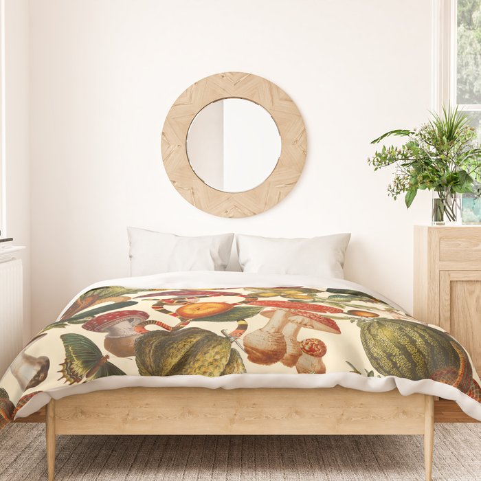 Mysterious Mushroom Forest  Duvet Cover Gallery Image 3