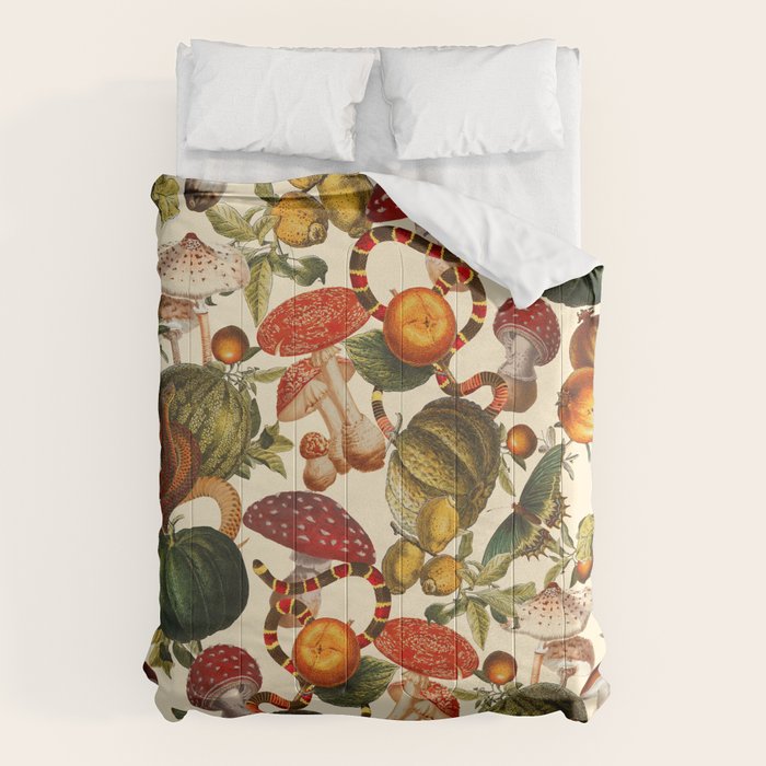 Mysterious Mushroom Forest  Comforter Gallery Image 6