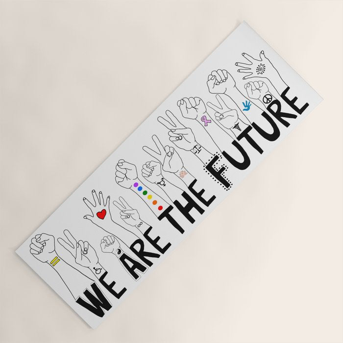 We Are The Future Tattoos Part 1 Yoga Mat Gallery Image 1