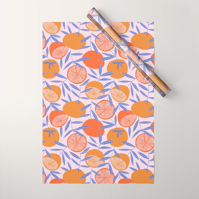 Sweet citrus Wrapping Paper Gallery Image 1