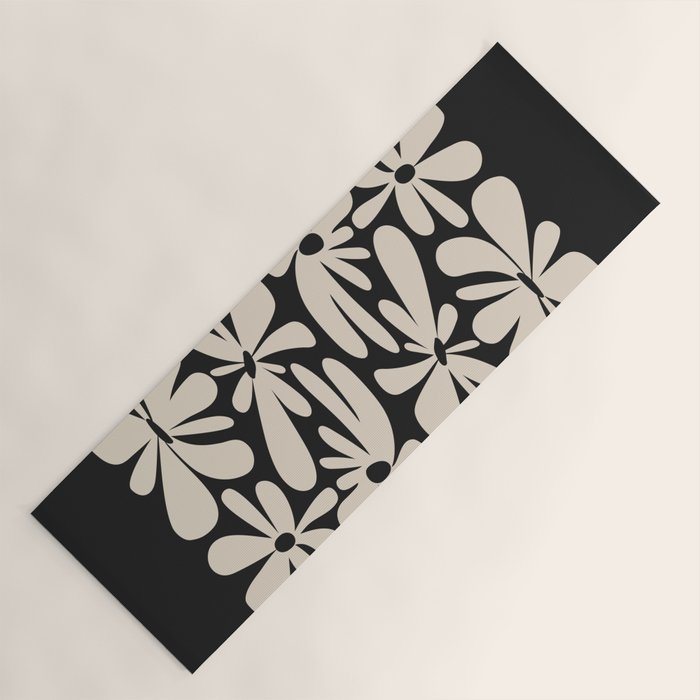 Bloom: Black & White Matisse Edition Yoga Mat Gallery Image 1