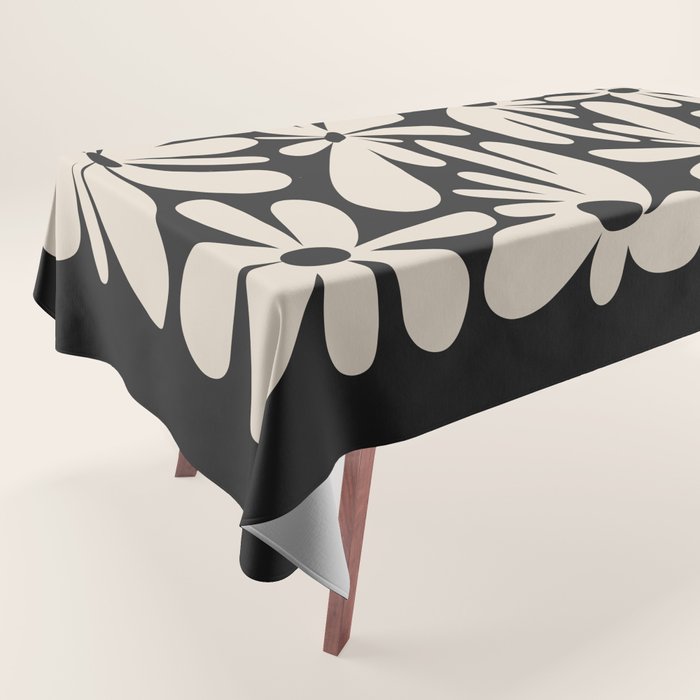 Bloom: Black & White Matisse Edition Tablecloth Gallery Image 1