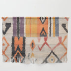 Moroccan Berber Rug Design No.54 - Multicolor, Ivory White Wall Hanging Gallery Image 1