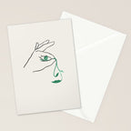Lady green Stationery Card Gallery Image 2
