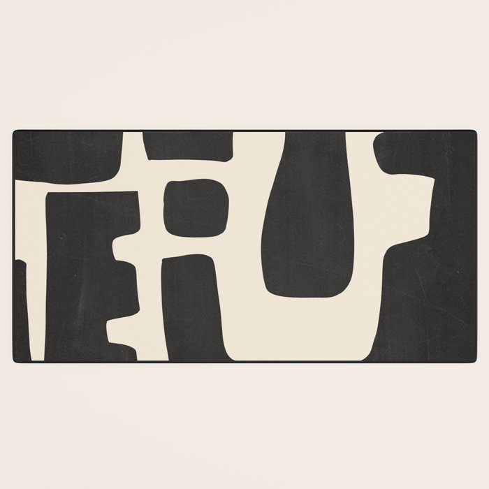 Modern Abstract Minimal Shapes 4 Desk Mat Gallery Image 3
