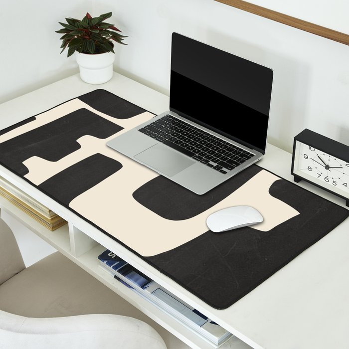Modern Abstract Minimal Shapes 4 Desk Mat Gallery Image 2