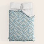 SWIRL Lake and Oat Comforter Gallery Image 6