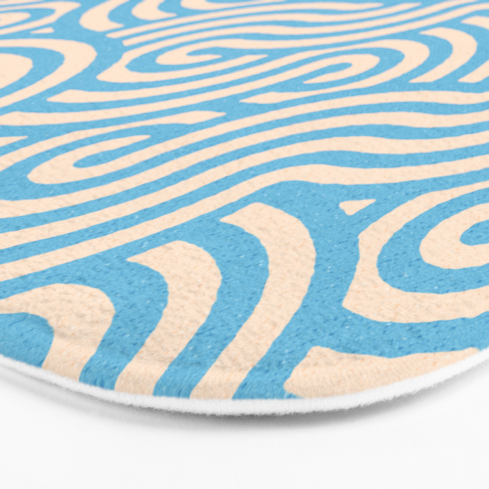 SWIRL Lake and Oat Bath Mat Gallery Image 3