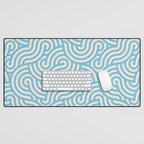 SWIRL Lake and Oat Desk Mat Gallery Image 1