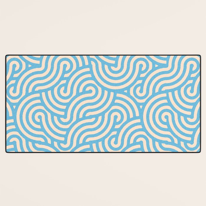 SWIRL Lake and Oat Desk Mat Gallery Image 3