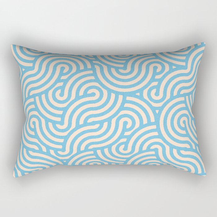 SWIRL Lake and Oat Rectangular Pillow Gallery Image 2