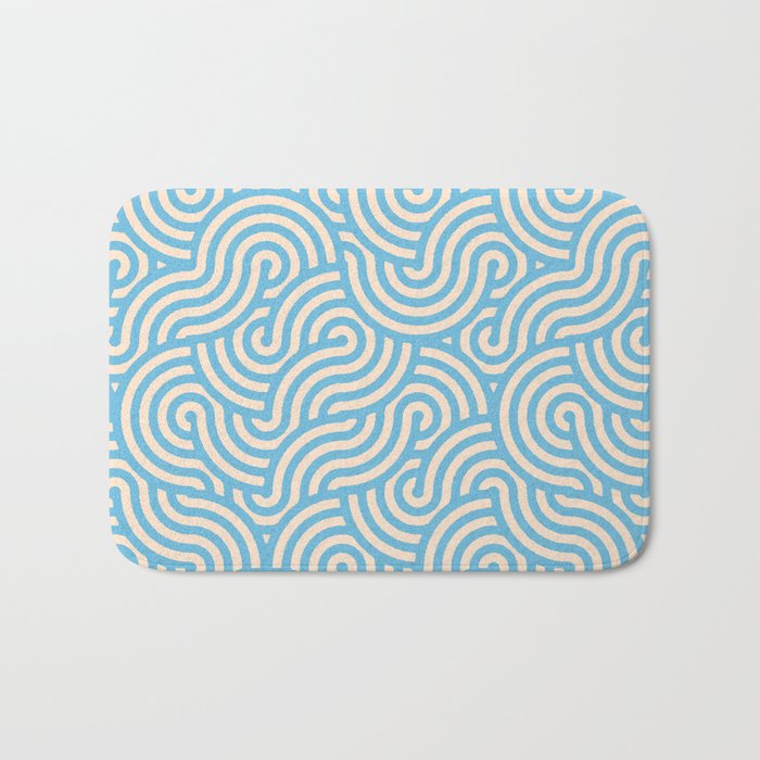 SWIRL Lake and Oat Bath Mat Gallery Image 1