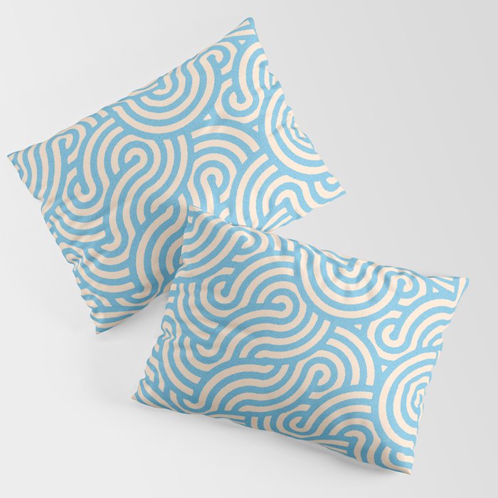SWIRL Lake and Oat Pillow Sham Gallery Image 3