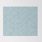 SWIRL Lake and Oat Throw Blanket Gallery Image 2