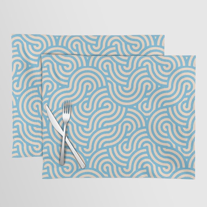 SWIRL Lake and Oat Placemat Gallery Image 1