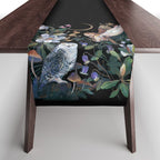 Owls Mushroom Magnolia Table Runner Gallery Image 1
