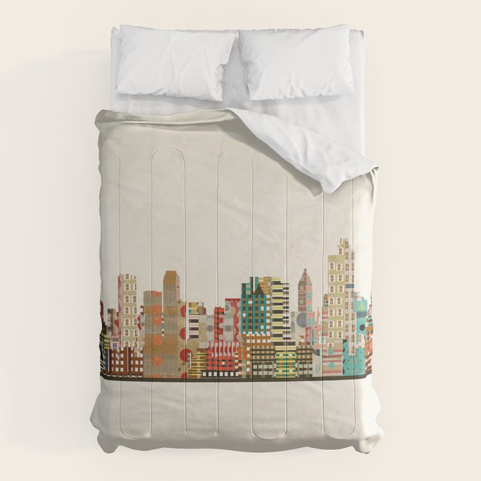 tulsa skyline Comforter Gallery Image 1