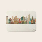 tulsa skyline Bath Mat Gallery Image 1