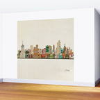 tulsa skyline Wall Mural Gallery Image 2