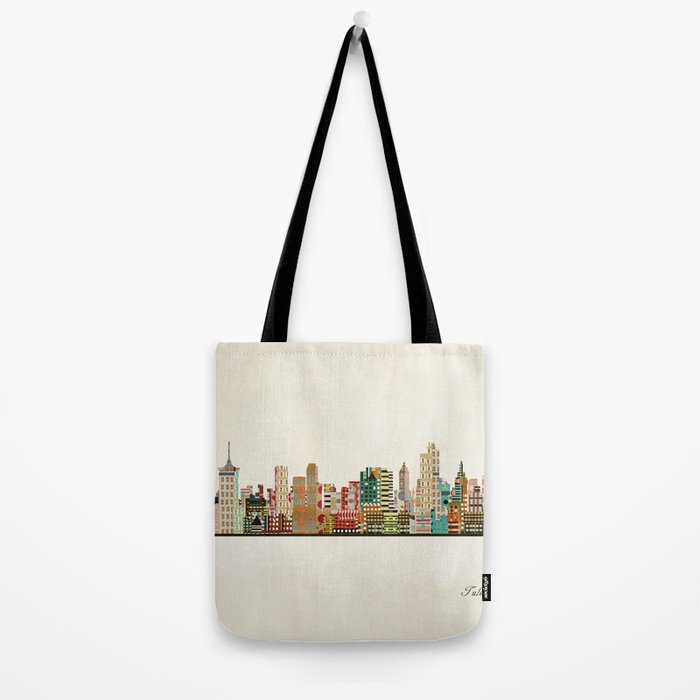 tulsa skyline Tote Bag Gallery Image 2