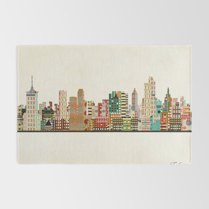 tulsa skyline Rug Gallery Image 2