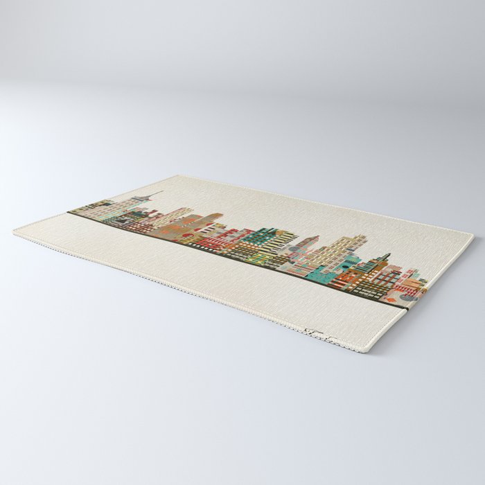 tulsa skyline Rug Gallery Image 3