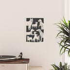 Minimal Abstract Dogs Art 1 Poster Gallery Image 2